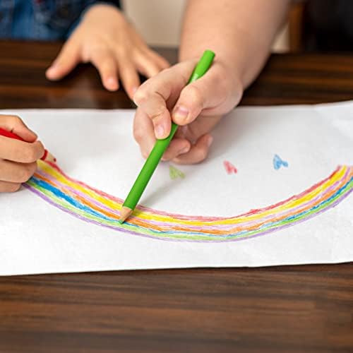 CIIEEO 50 folhas de lençóis de papel de pintura a lápis de papel colorido para estudantes artistas