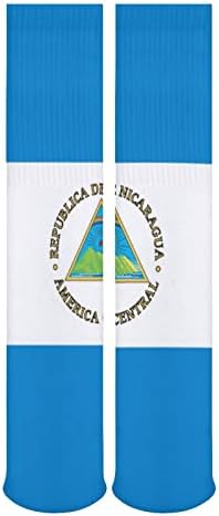 Meias de tubo de bandeira da Nicarágua