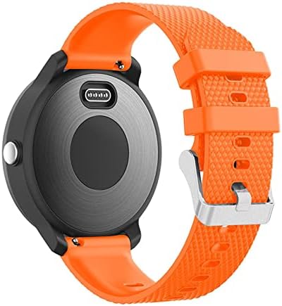 Hwgo 20mm Silicone Rubber Watch Strap Watch Band para Garmin Vivoactive 3/Vivomove HR Smart Watch Band Band