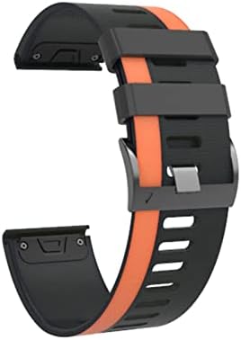 Hazels Sport Silicone Watch Band Wrist Screp para Garmin Fenix ​​7x 7 6x 6 Pro 5x 5 mais 3 3HR 935 945 Easy Fit Raple Rlean 26 22mm wirstbands