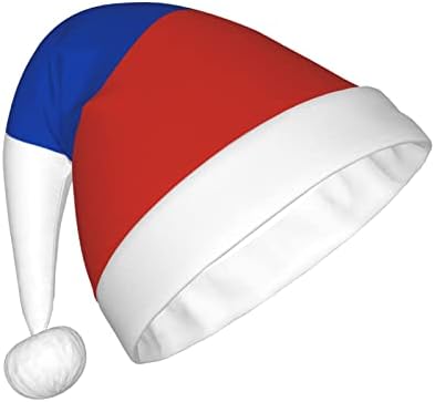Cxxyjyj Bandeira russa chapéu de Natal Homem Hat feminino Hat Unisex Elf Hat para chapéus de festa de ano novo