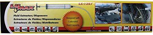 Lumax LX-1387 Extrator/dispensador de fluido de ouro/prata. Ação simples da seringa para extrair ou dispensar de maneira rápida e limpa os fluidos para dentro ou fora de pequenos reservatórios.