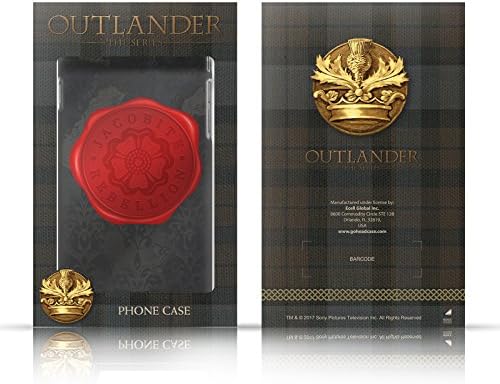 Projetos de capa principal licenciados oficialmente o Outlander Map Seals and Icons Livro de couro Caixa de carteira compatível com Samsung Galaxy S10+ / S10 Plus