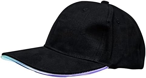 Besportble 1 set LED Baseball Hat Light Up Hat Night Night Running Hat Slat