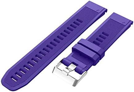 Buday Sport Silicone Watch Band Pulp para Garmin Fenix ​​6x 6 6s Pro 5x 5 5s mais 3 3hr 20 22 26mm EasyFit