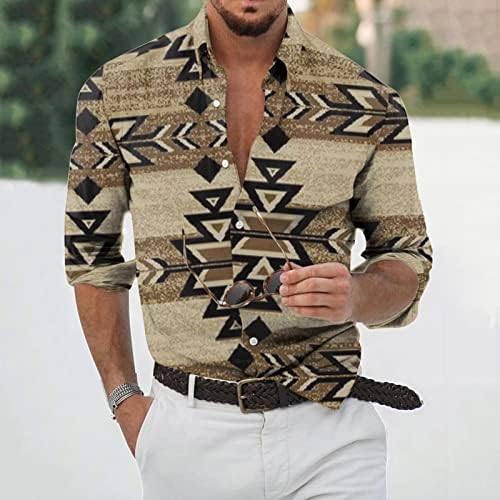 Camisas tropicais xiloccer para homens, homens casuais manga longa outono inverno 3d camisetas impressas de moda camisetas de blusa de top