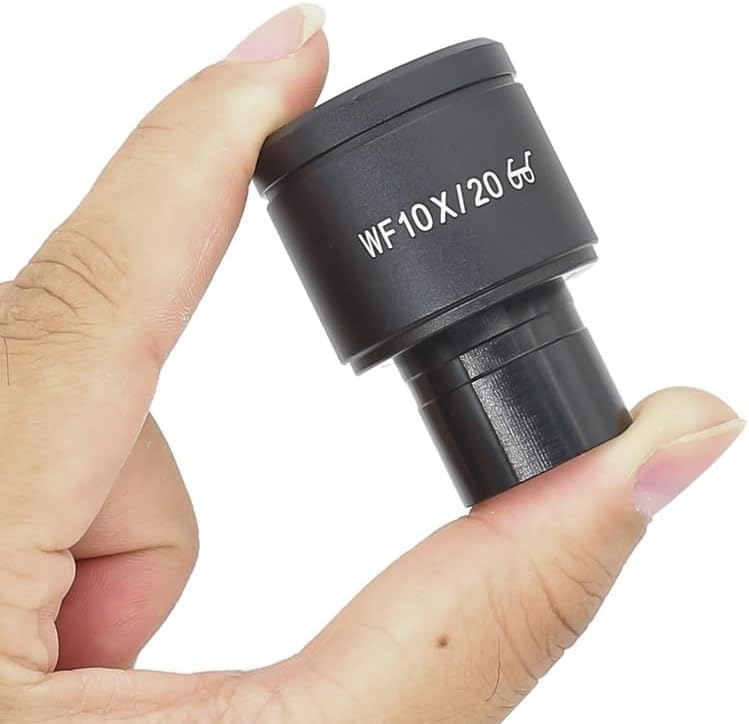 Acessórios para microscópio 23,2 mm wf10x um microscópio biológico ocular, campo de vista 18