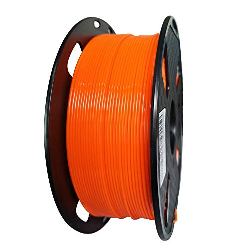 Orange PETG filamento 1,75 mm 1kg 3d Filamento de impressora 2.2 libras Materiais de impressão 3D ajustados pela maioria da impressora FDM fácil de imprimir CC3D laranja cor