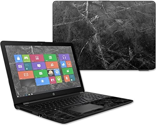 MightySkins Skin Compatível com o laptop HP 15T 15,6 - mármore preto | Proteção, durável e exclusiva Tampa de embrulho de decalque de vinil | Fácil de aplicar, remover e alterar estilos |