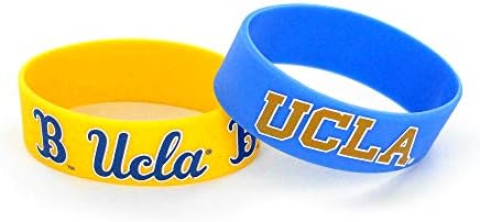 Aminco NCAA Unisex-Adult Silicone Bracelet, 2-Pack