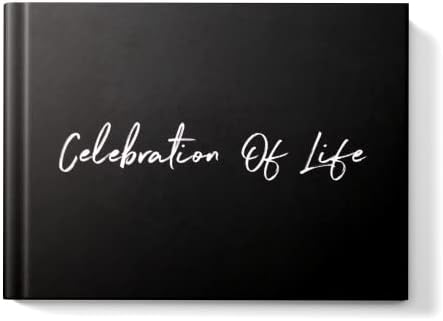 C Livro de visitas de publicação Wyn para funeral | LIVRO CONGULTIDO FUNERAL | Celebração da vida | Livro de