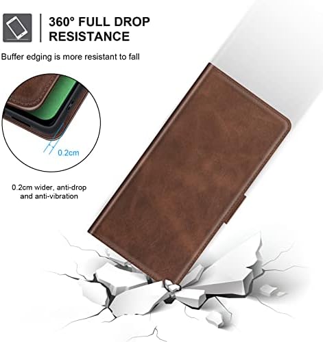 DOEBOE PARA SAMSUNG Galaxy A13 5G Case, PU Flip Folio Livro da carteira Capa de capa de capa, estojo de proteção