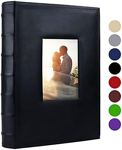 Álbum de fotos Vienrose 4x6 300 Fotos com Memorando Capinho de Couro de Grande Capacidade Pictures Para Casamento