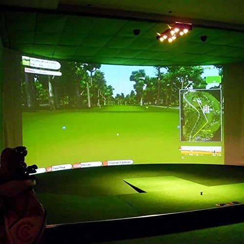 WFJDC Golf Ball Simulator Impact Exibição Tela de projeção de projeção de pano branco material Golfe Golf Golf Golf Target
