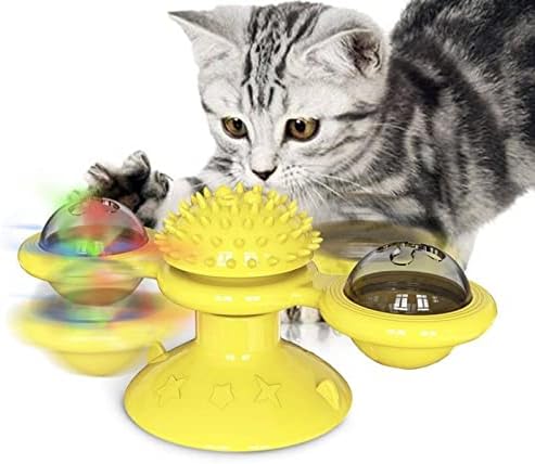 NC Multifuncional Cat Scratcher Toy girando a mata giratória de gato de gato brinquedo de brinquedo
