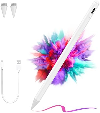 Caneta de caneta para iPad com rejeição de palma, sensibilidade de inclinação, absorção magnética para Apple