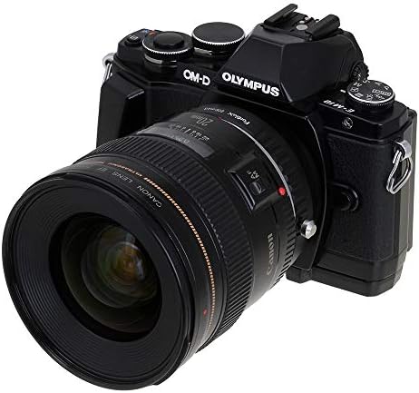 Adaptador de montagem da lente fotodiox - lente Canon Eos D/SLR para Micro Quatro Terços Montar Minflorless Camera Corpo