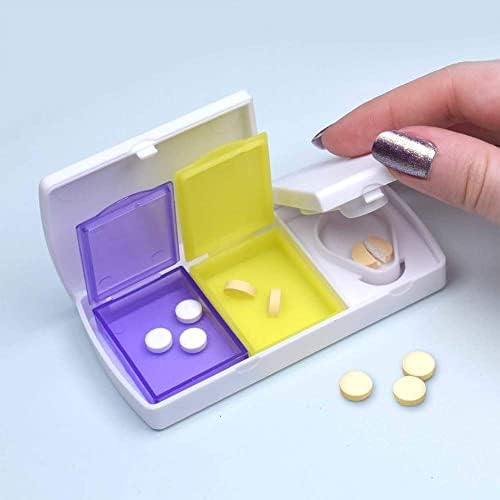 Caixa de comprimidos de 'patinho e caracol' com divisor de tablets