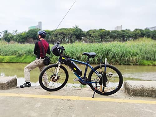 Portador da haste de pesca de bicicleta ， Bicicleta Rack de pesca e transportadora, fácil monta duas hastes para sua bicicleta, para pescar de bicicleta