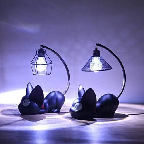 Resina Cat Design Lamp Light Creative Night Light, Black Cats Toys Lamp for Children, Birthday