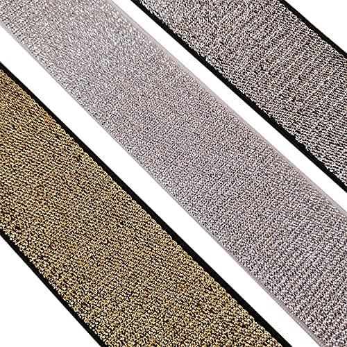 Irisgardenn de alta densidade de tecido de seda de seda de seda bandas de elástico planas 10/15/25/40mm de calça de vestuário de borracha de borracha DIY Acessórios de costura 1m
