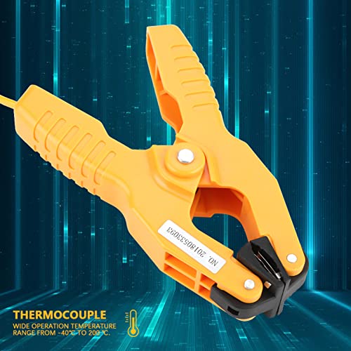 K Tipo de Timercouple Tubo de braçadeira de pinça de pinça de chumbo plana para o sensor de termopar