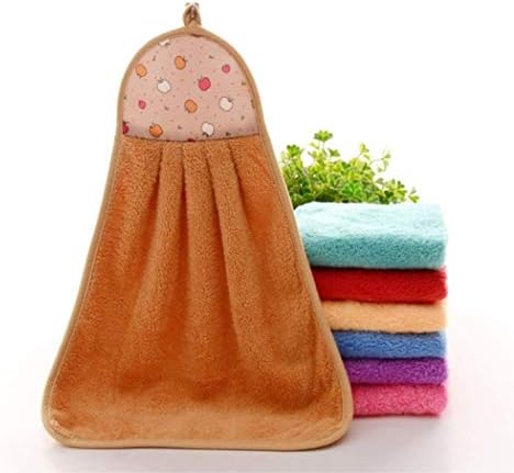 Wangnana 1pc/4pcs 3045cm Pequeno toalha de toalha cozinha pendurada toalha absorvente Toalha de veludo de coral 1pc/set