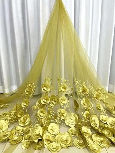 Annenearu Luxo roxo 3d flor francesa nigeriana tecido de renda africana tule renda casamento africano francês tule renda de renda para tecidos para materiais de costura de noiva cor 1218
