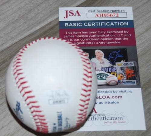 Andy Pages assinou o prospecto OML Baseball JSA CoA AH95672 - Bolalls autografados