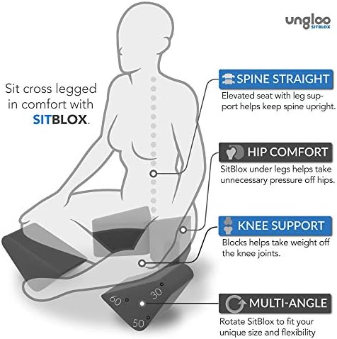 Ungloo sitblox meditação yoga bloco de alta densidade EVA Bloco de espuma para suportar quadris
