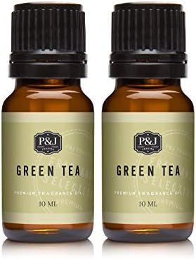 Óleo de fragrância de chá verde - óleo perfumado de grau premium - 10ml - 2 pacote