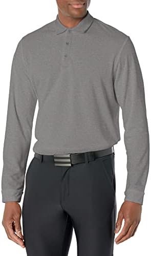 Camisa pólo de manga longa da adidas masculina