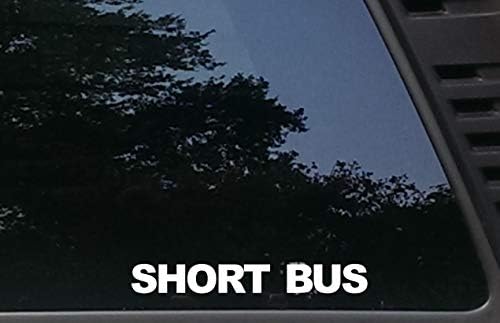 Alto Viz Inc Bus curto - 8 x 1 Dado de vinil corte de vinil para carros, caminhões, janelas, barcos, caixas