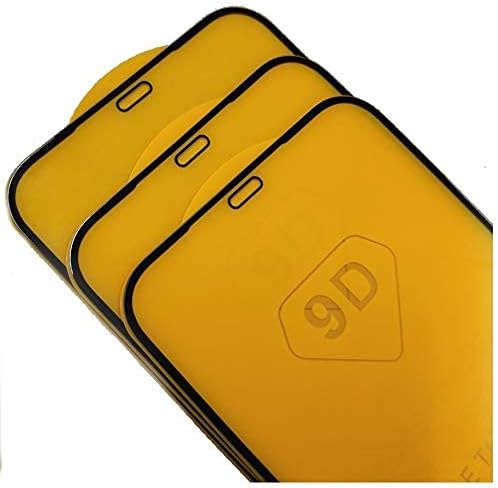 Genie Tech Premium Temperado Glass 0,33mm 9h Draga compatível para iPhone 11/ iPhone XR/ iPhone 12/ iPhone 12 Pro Protetor de tela 3 pacote 2.5d FILM Easy Install [6,1 polegadas]