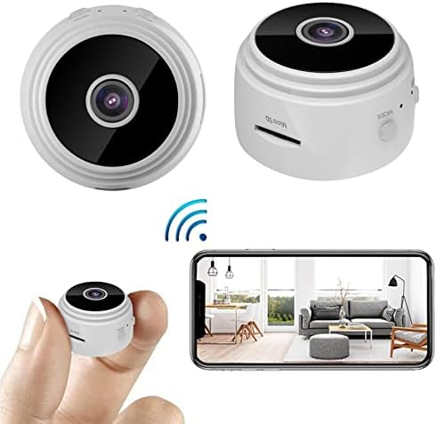 Mini Câmera Hidden Wi -Fi sem fio, HD 1080p, Segurança Cam Night Vision Motion Detecta, câmera de DVR esportiva,