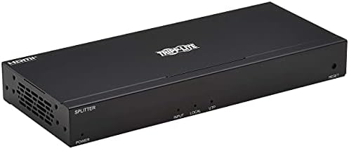 Tripp Lite 4 -Port HDMI sobre o kit Ethernet Cat6 Extender, Splitter/3x Pigtail Receptores - Até 230 pés ou 70,1 metros - 4K 60Hz Vídeo, HDR, 4: 4: 4, Compatia