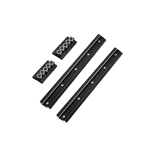 Mssoomm Inner Double Axis Roller Ball Bearing Linear Motion Guide Rail Track SGR10 2PCS L: 1397mm/55 inch