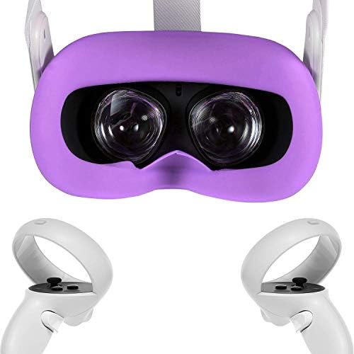 Topcovos mais recente Tampa interfacial de silicone VR para Oculus Quest 2 Proteção de face Anti-LAPELAGEM à prova de suor Sweat Sweats