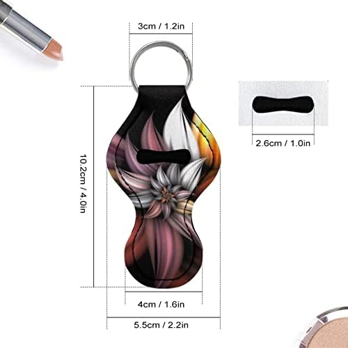 Buybai Chapstick Holder Keychain Clip-On Lip Balm Helder Sleeve Bolsa