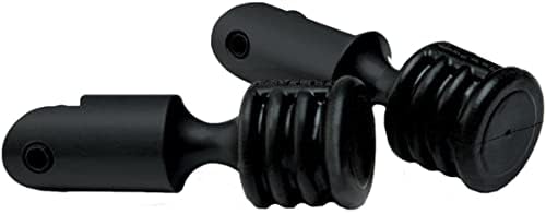 Supressor de string de Excalibur S5 | Caça ao arco e flecha durável e efetivo versátil vibração e redução de ruído silenciador de besta preto