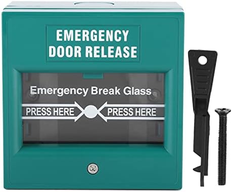 Incêndio de emergência de incêndio de vidro quebrado, botão de liberação de alarmamento de incêndio de saída de portas para a caixa de emergência para largura de segurança para casa/empresa