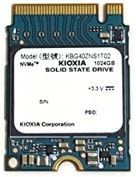 Kioxia SSD 1TB BG4 M.2 2230 30mm KBG40ZNS1T02 NVME PCIE GEN3 X4 Solid State Drive para Dell HP Lenovo