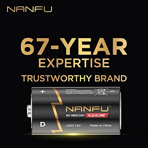Nanfu D bateria 12 pacote