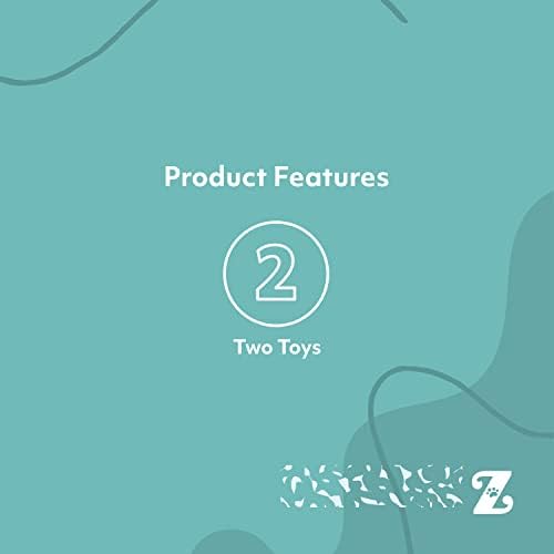 Zippyclaws NOMNOMZ - TACO E BURRITO Toy, brinquedos de gatos fofos para gatinhos e gatos internos, presentes