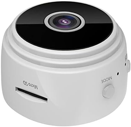 Câmera Byikun Mini, câmeras HD 1080p para Segurança em casa com detecção de movimento de visão noturna, câmera smart sem fio Wi -Fi Câmera de segurança doméstica CAM CAM CAM TINY CAM