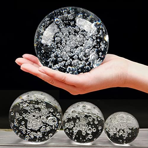 RSTJBH selecionou K9 Transparent Glass Ball, Crystal Bubble Ball, ornamentos de escritório, decoração em casa, presentes