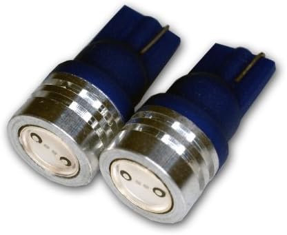Tuningpros ledck-t10-bhp1 lâmpadas de lâmpadas LED T10 cunha, led de alta potência LED Blue 2-PC