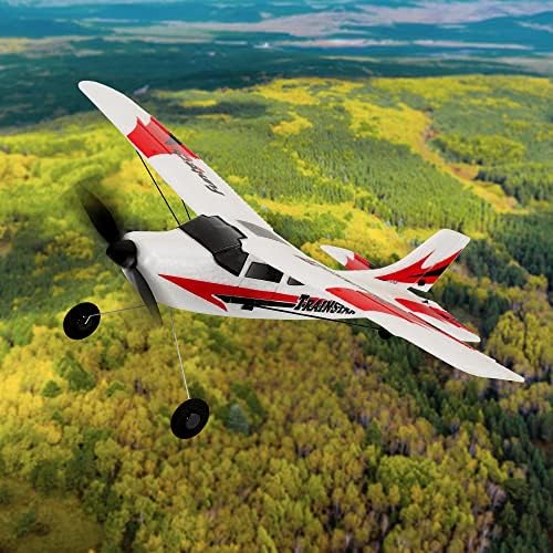 NovColxya RC Plane pronto para voar | Avião de controle remoto | Channel de 3 com controle de rádio de 2,4 GHz 6 eixo giroscópio | Avião EPP RC para adultos e iniciantes