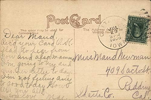 Court House Dubuque, Iowa IA Original Antique Post cartão 1908