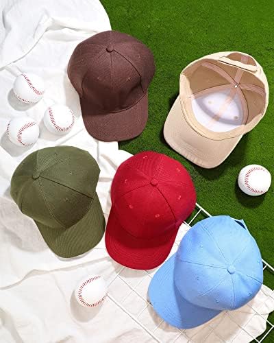 36 Pacote em branco Capinho de beisebol em branco Ajusta ajustável Sublimação Sublimação Chapéus simples Chapéu